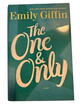Emily Giffin "The One & Only" Hardcover - Teal Cover